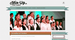 Desktop Screenshot of mix-up.ch