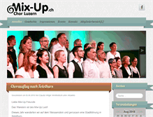 Tablet Screenshot of mix-up.ch